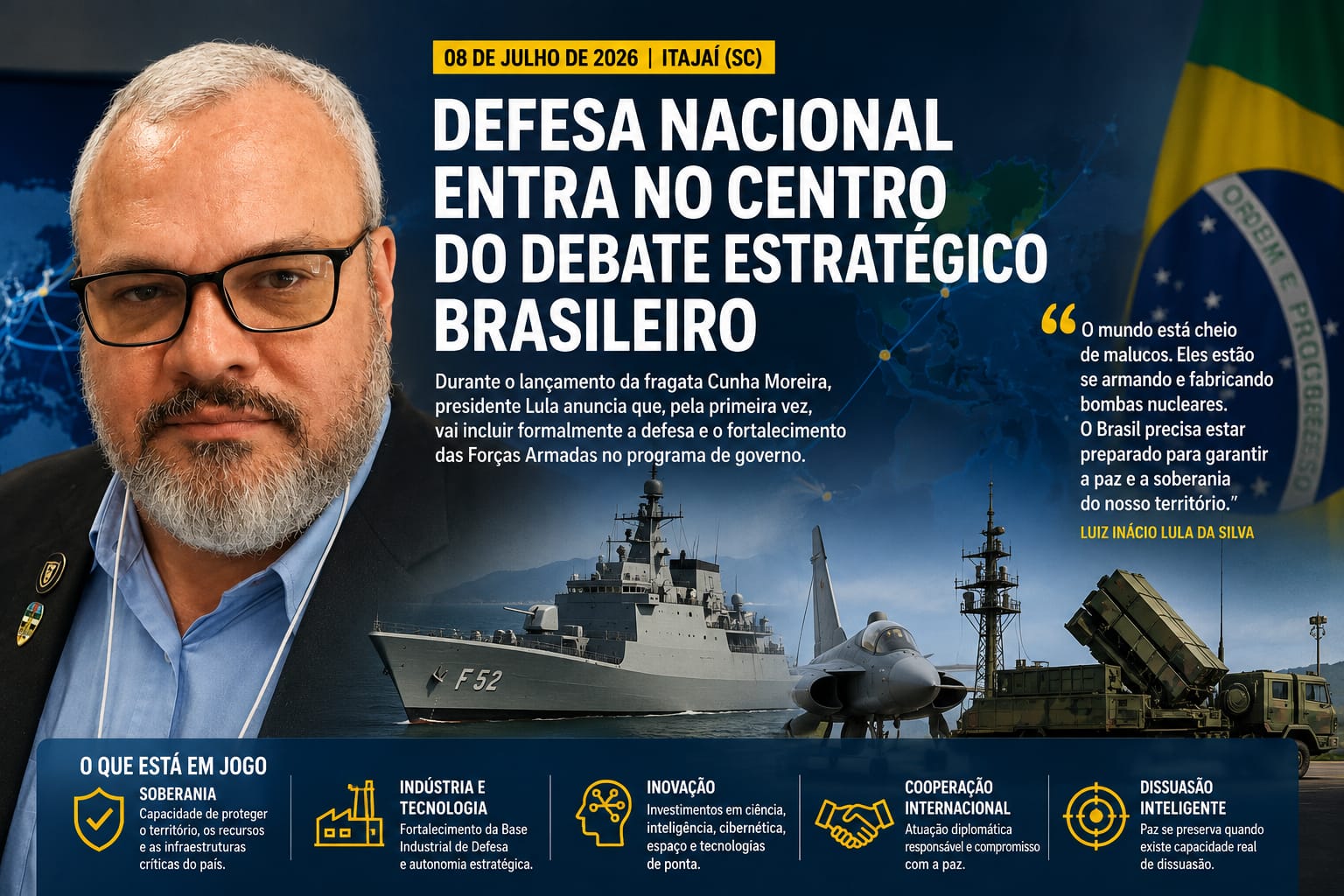 Defesa Nacional entra definitivamente no debate estratégico brasileiro