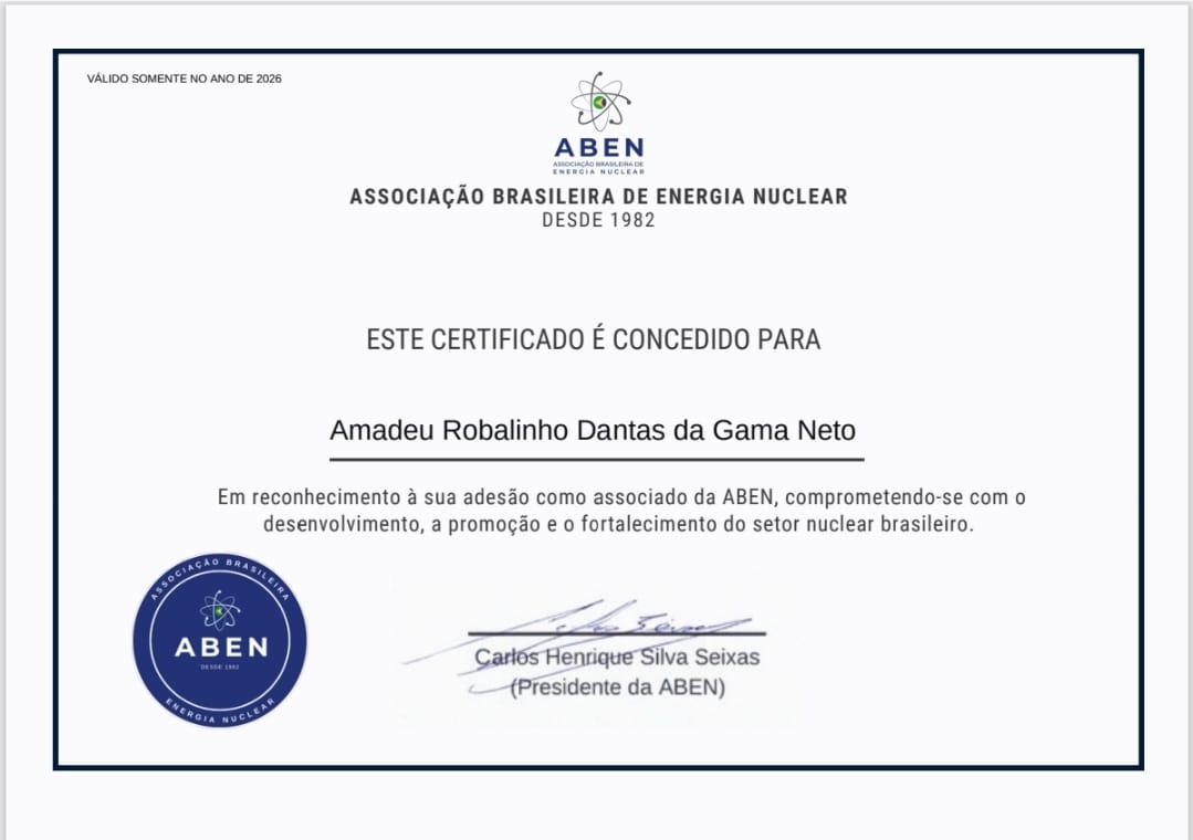Mais um reconhecimento da importância do nosso trabalho nas áreas de Engenharia Mecânica e Engenharia Naval