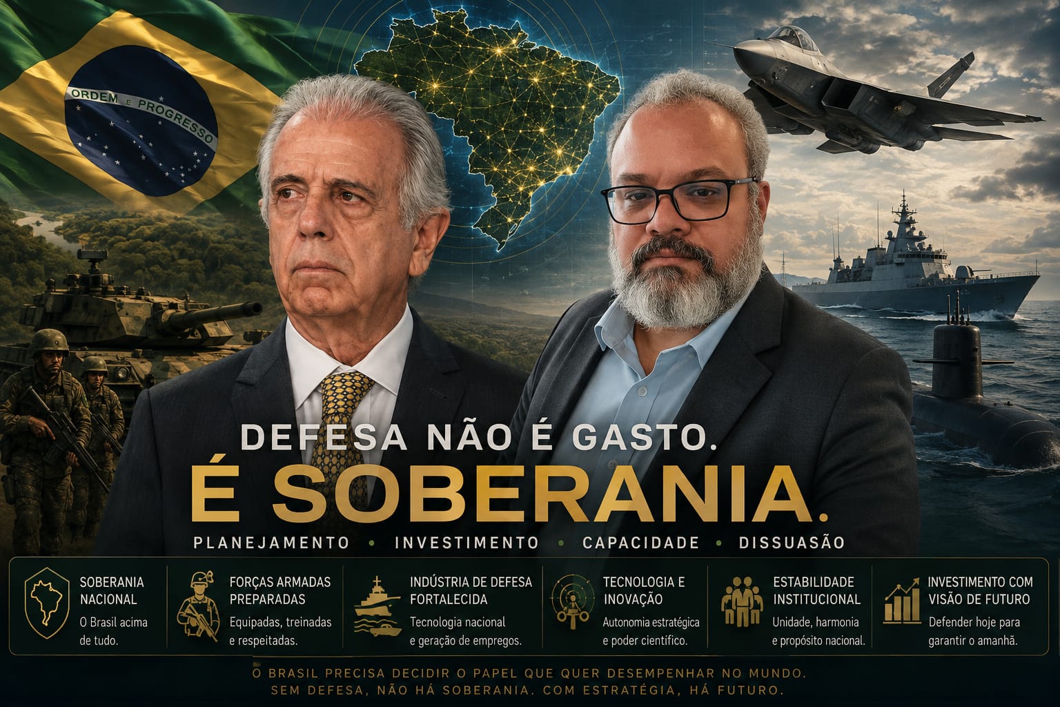 Quando a Realidade Estratégica Fala Mais Alto: As Declarações do Ministro da Defesa e o Desafio da Soberania Nacional