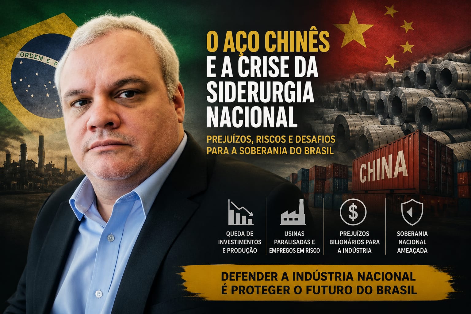 O Aço Chinês e a Crise da Siderurgia Nacional: um Desafio à Soberania Industrial Brasileira