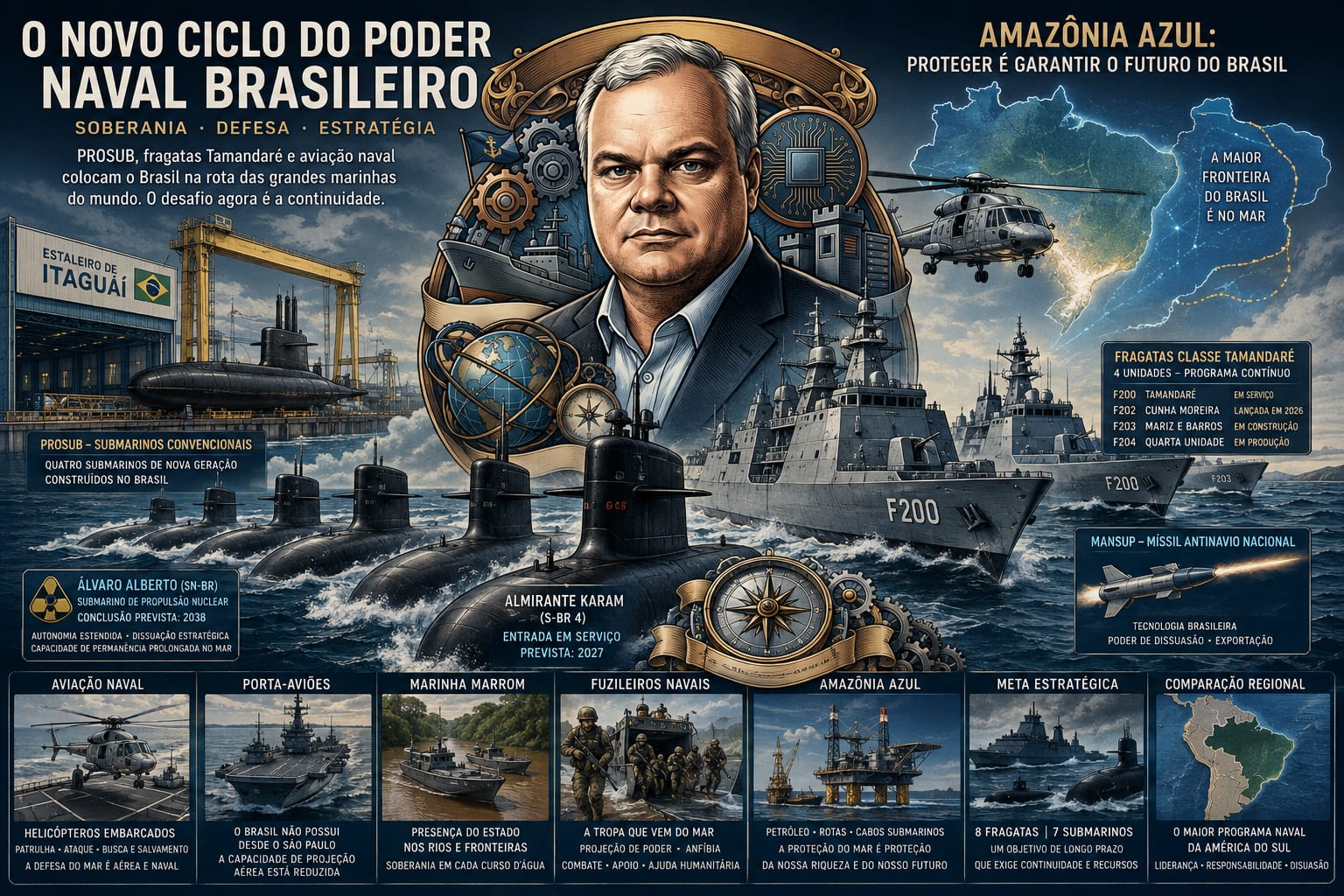 A RECONSTRUÇÃO DO PODER NAVAL BRASILEIRO: ENTRE A SOBERANIA MARÍTIMA, A DISSUASÃO ESTRATÉGICA E OS DESAFIOS DA CONTINUIDADE