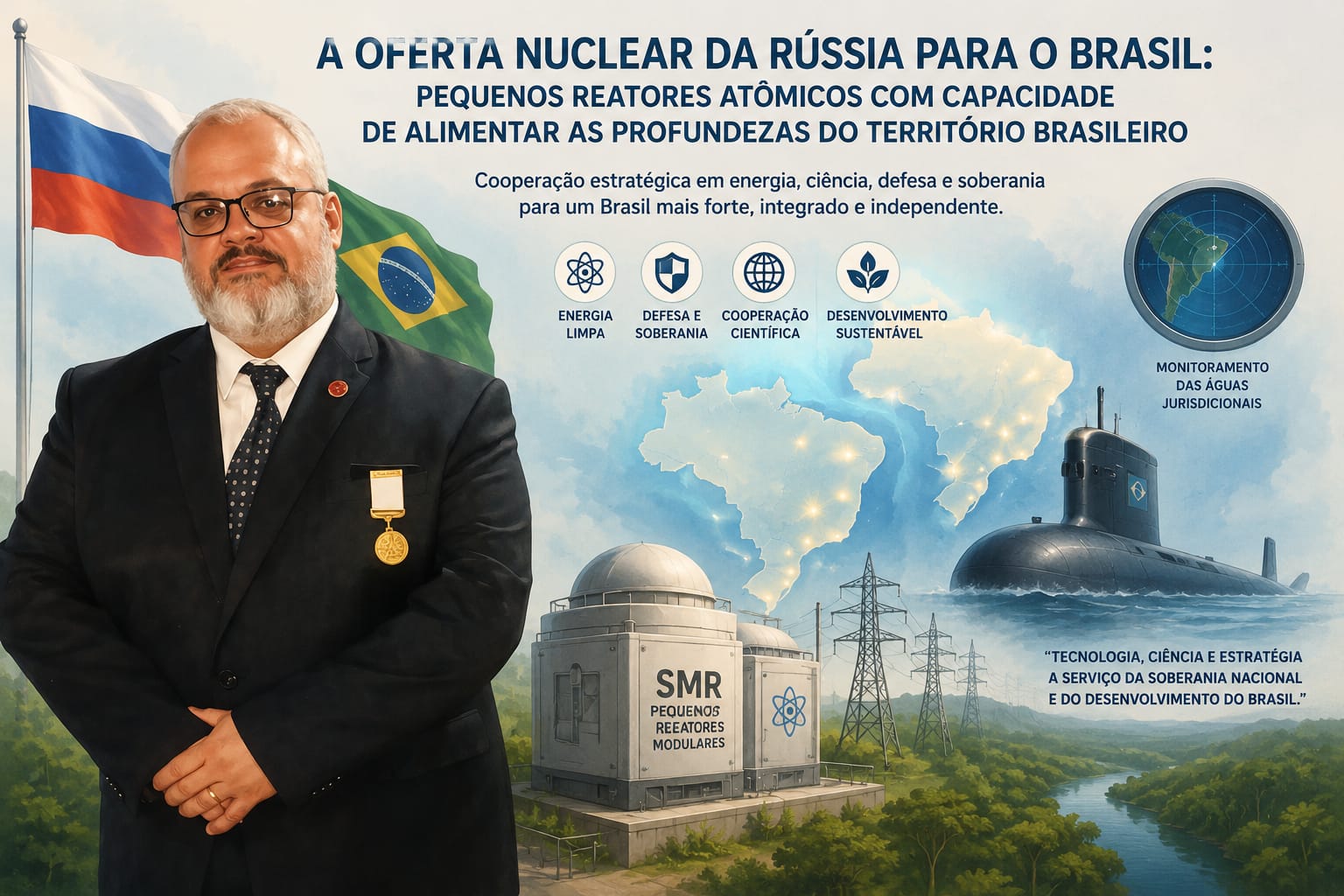 A Diplomacia Nuclear Russa e o Brasil: Pequenos Reatores, Grande Estratégia e os Novos Desafios da Soberania Nacional
