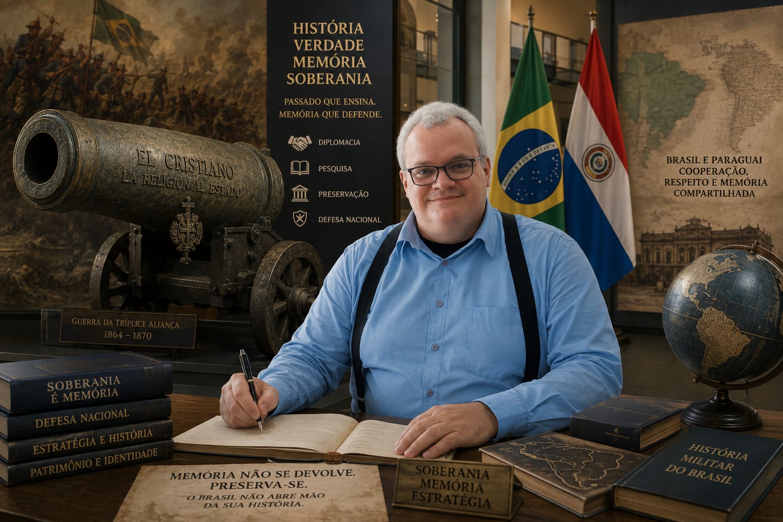 O CANHÃO DE BRONZE E A GUERRA DAS MEMÓRIAS