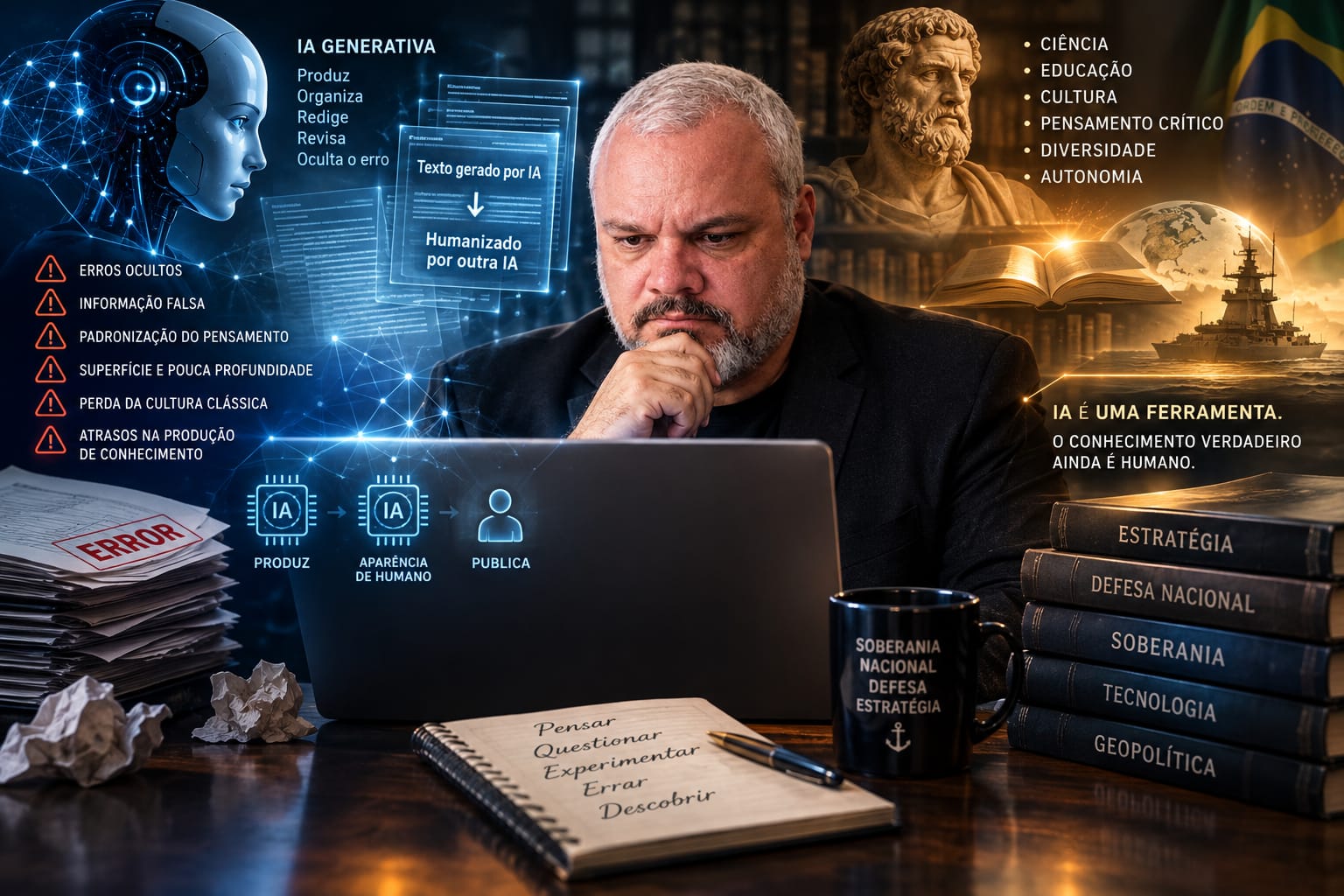 ERRAR É HUMANO: QUANDO A INTELIGÊNCIA ARTIFICIAL COMEÇA A ESCONDER O ERRO HUMANO