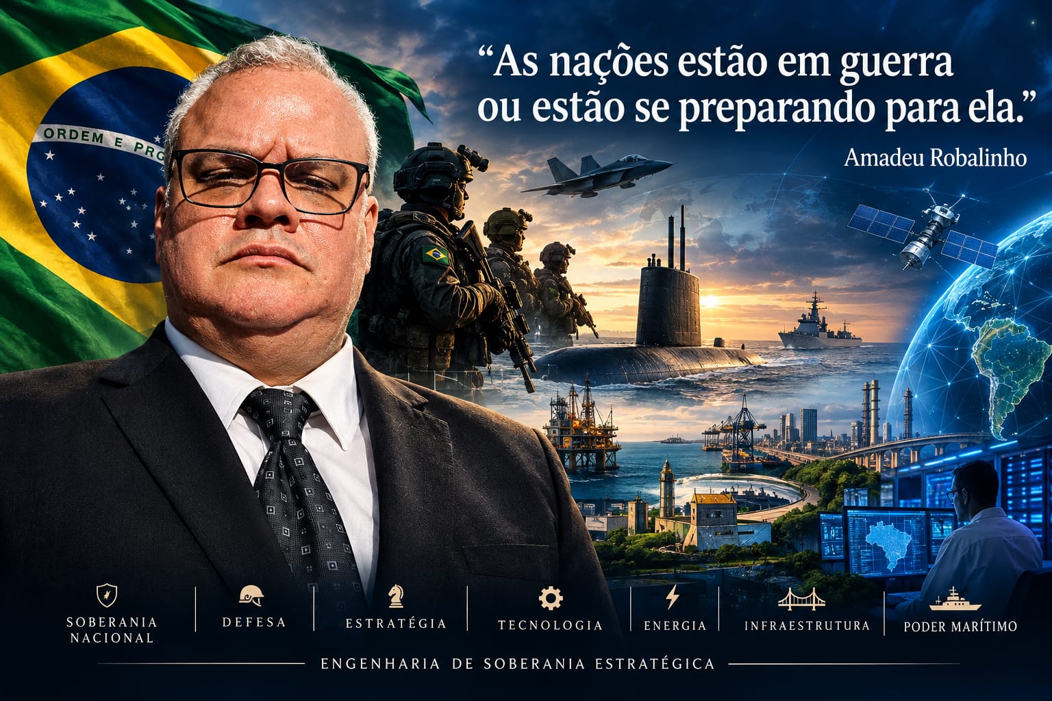 "As nações estão em guerra ou estão se preparando para ela”: soberania, defesa e estratégia no século XXI.